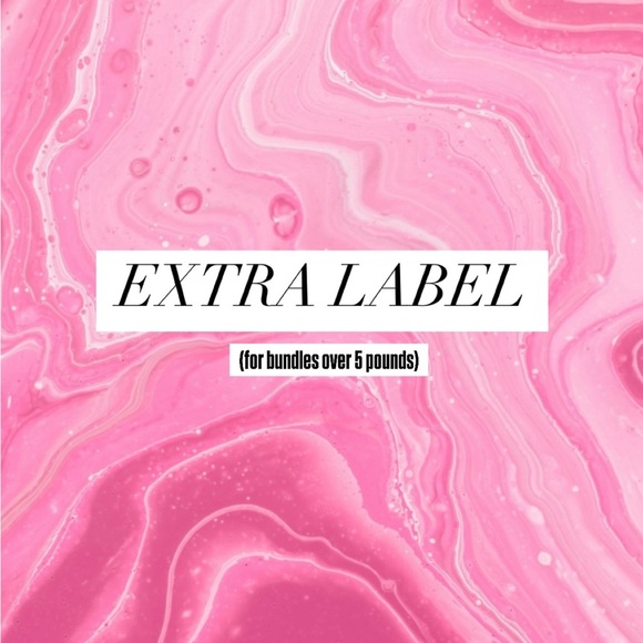 EXTRA LABEL - Picture 1 of 1